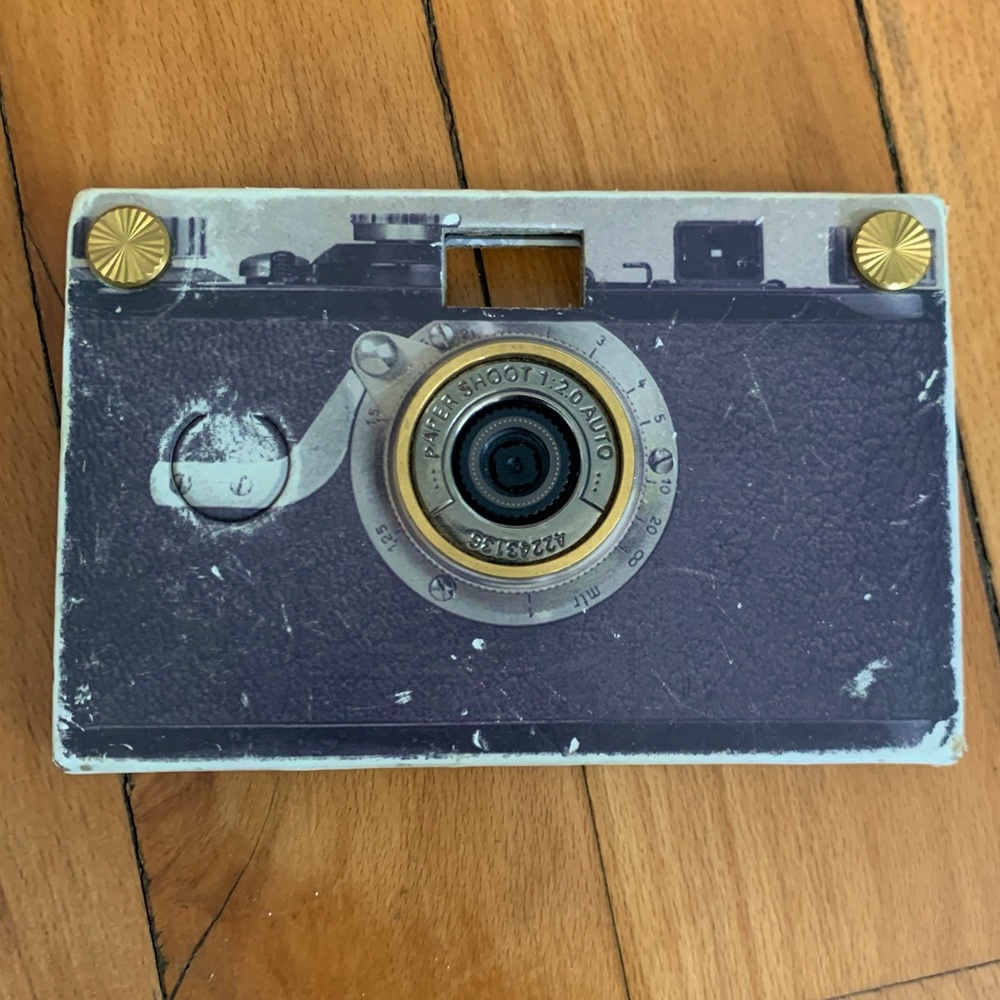 Papershoot Camera with Vintage Cover